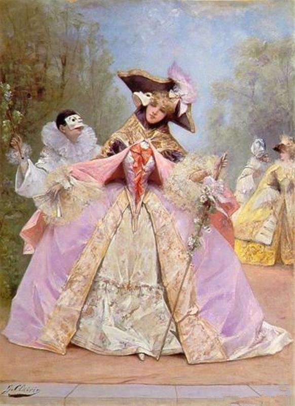 法国画家GeorgesJulesVictorClairin油画作品欣赏风景