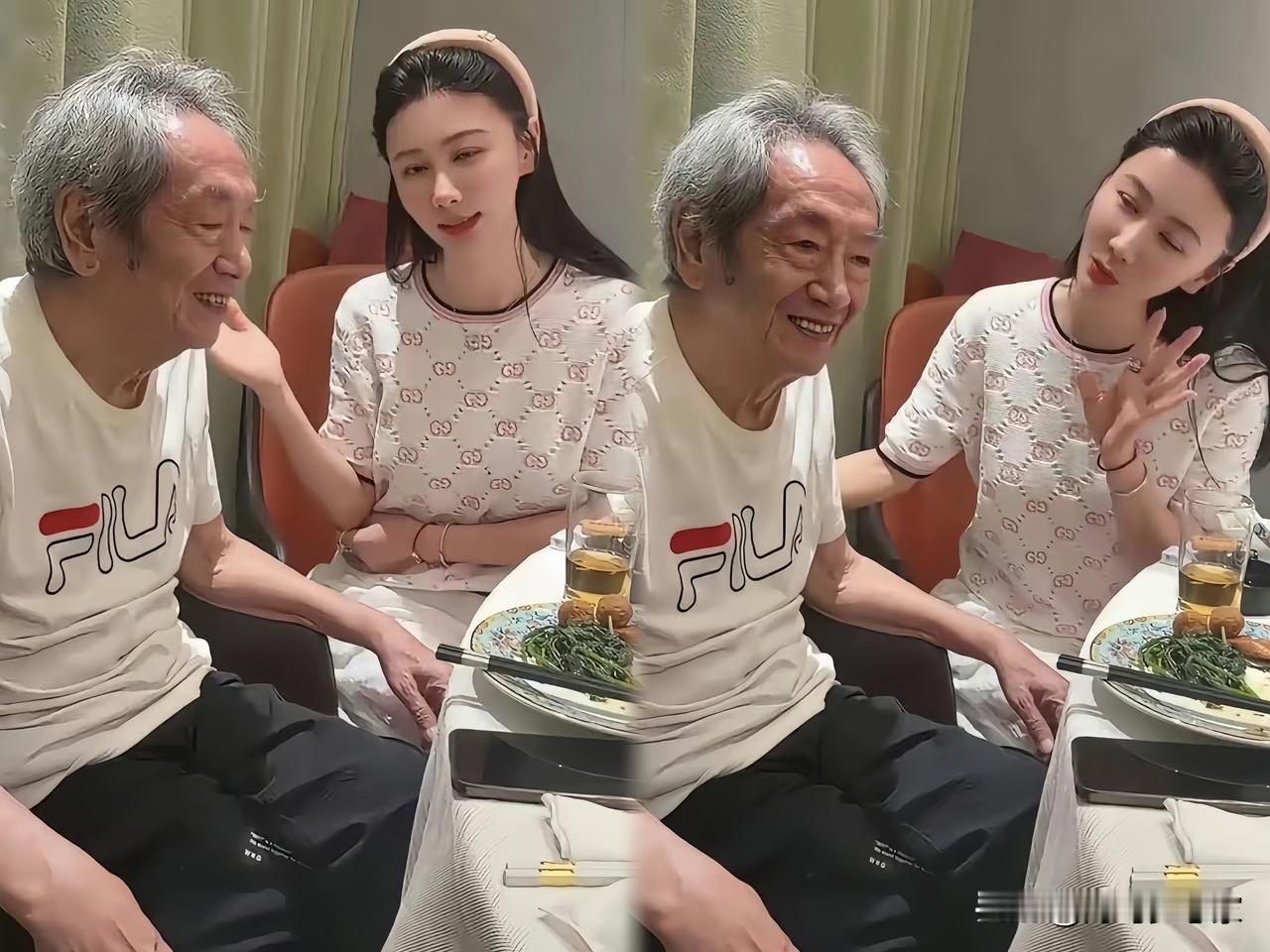 老戏骨王奎荣的晚年生活，实在让人羡慕。他和小自己三十多岁的妻子饶芯语相伴多年