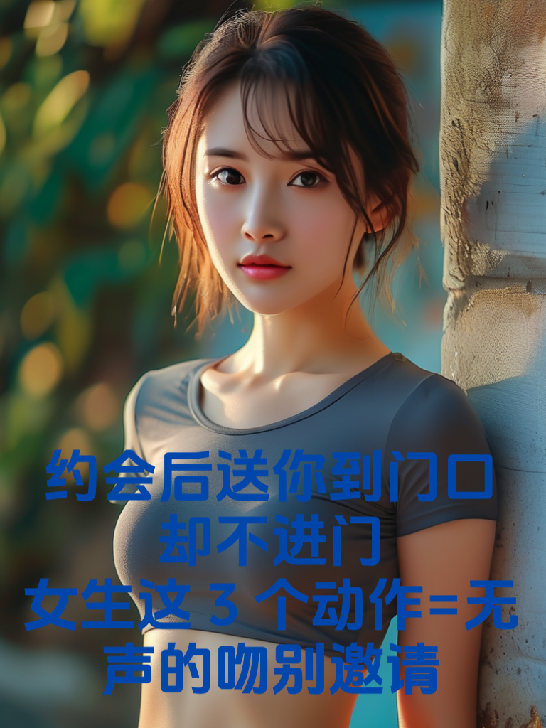 约会后送你到门口却不进门？女生这3个动作=无声的吻别邀请