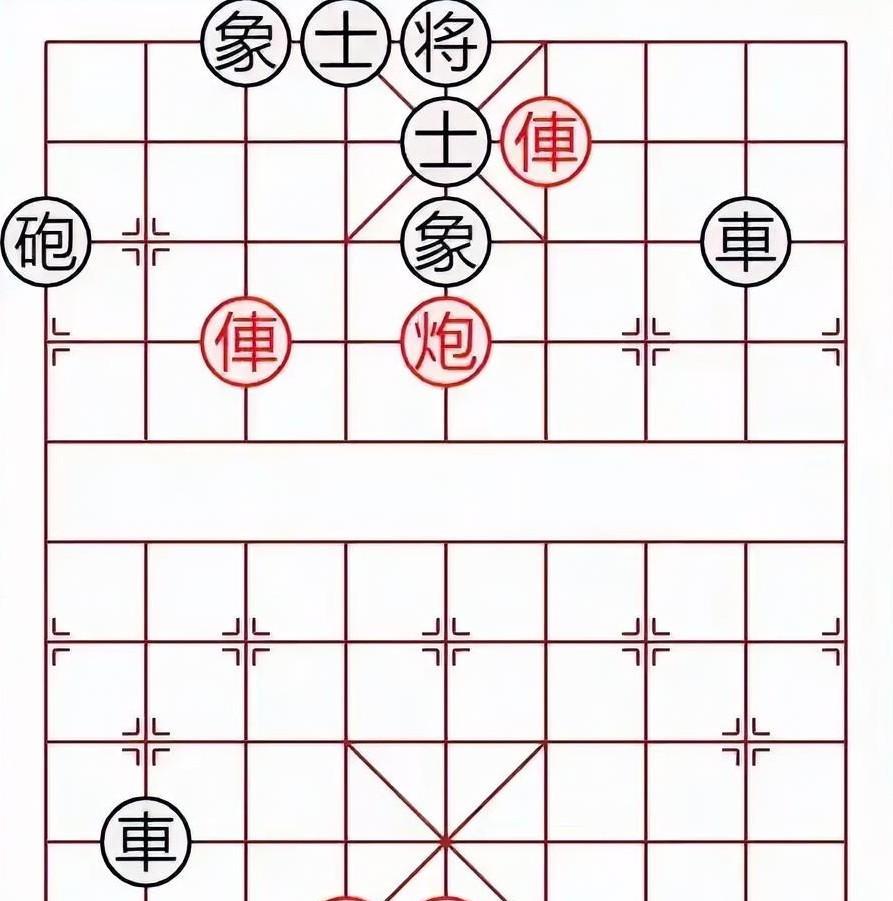 这盘残局的场景，我们业余棋手在实战中经常碰到。就是不知道胜利的天平已经倾斜到了红