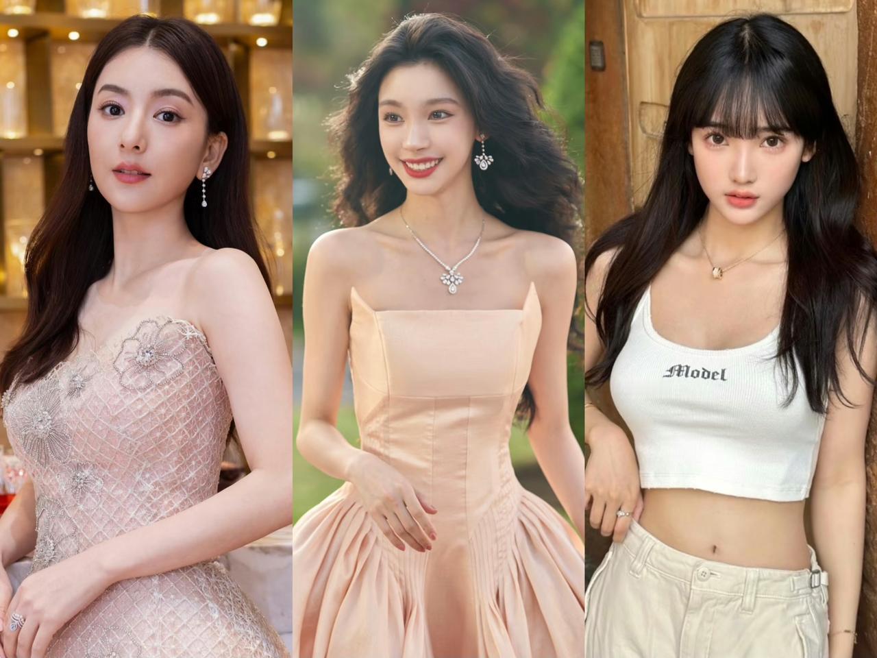 发现一件有意思的事，年纪大的男明星，找对象的眼光好像都差不多，都喜欢找年