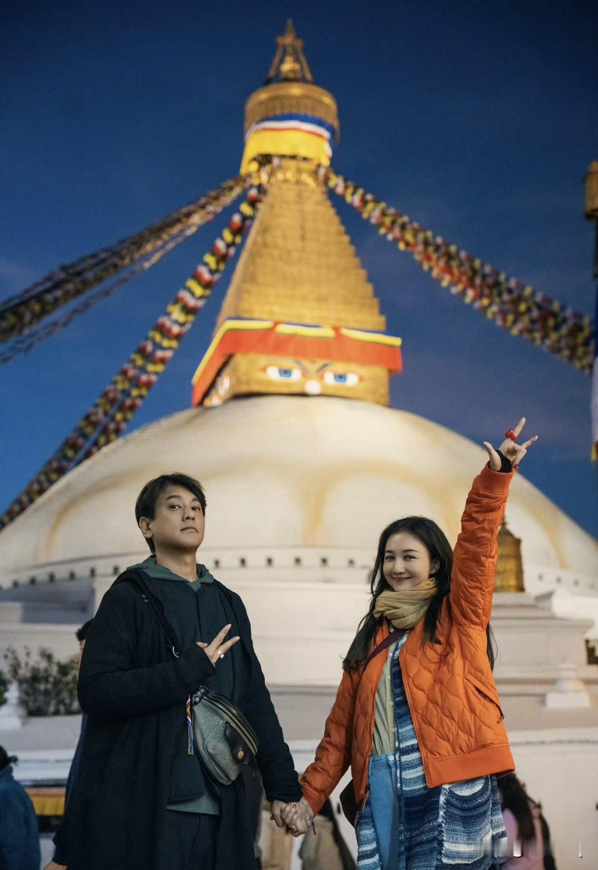 我敢说，朱孝天绝对是个不解风情的直男。朱孝天和老婆韩雯雯一起去尼泊尔旅行，韩