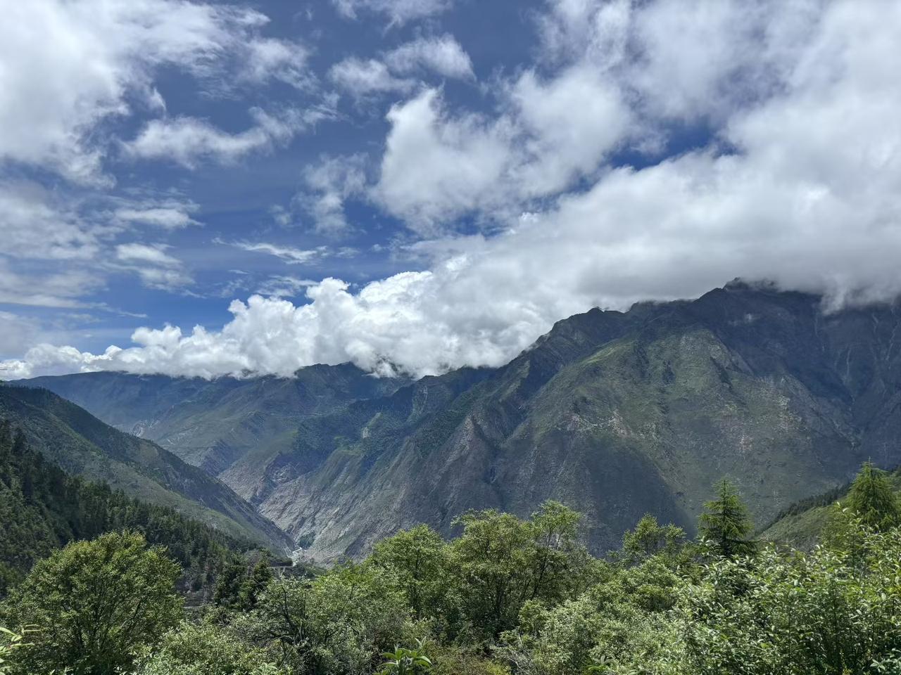 中印边境美景。