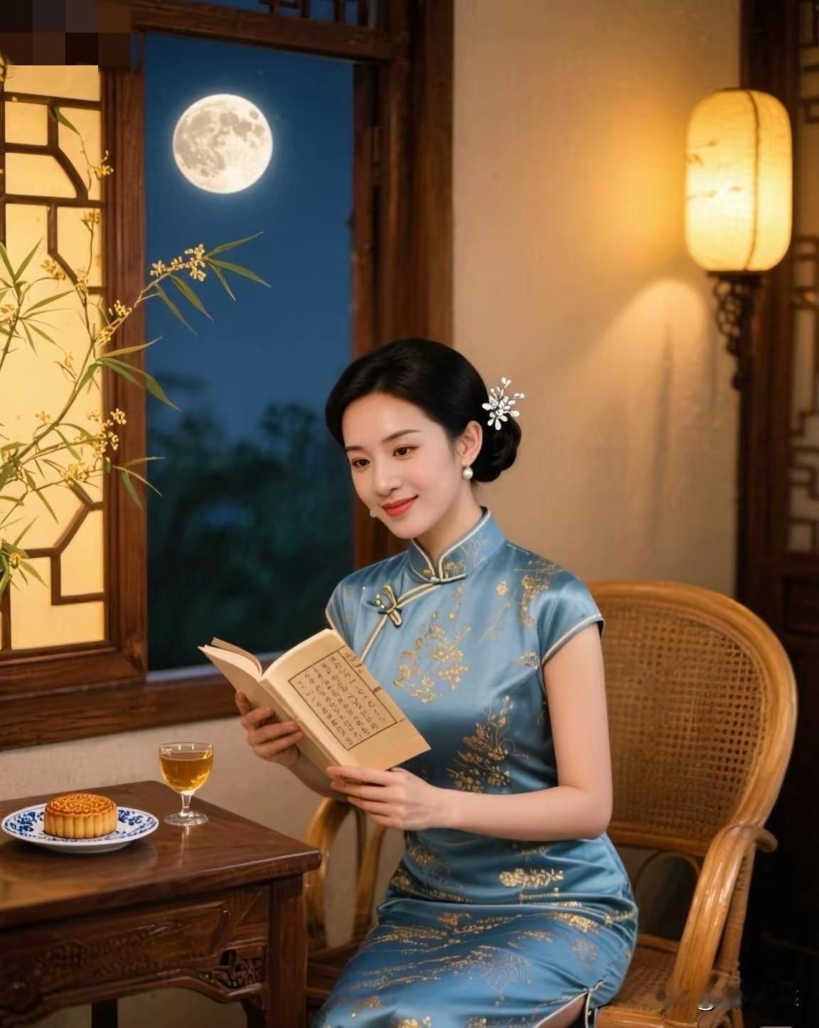 旗袍给予什么样女性美?知性优雅。