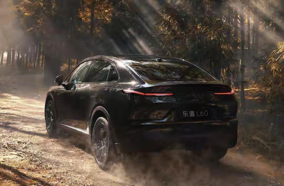 在广州车展馆里，我被乐道L60吸引了过去，细长分段式尾灯如霓虹光刃划破夜色，清晰