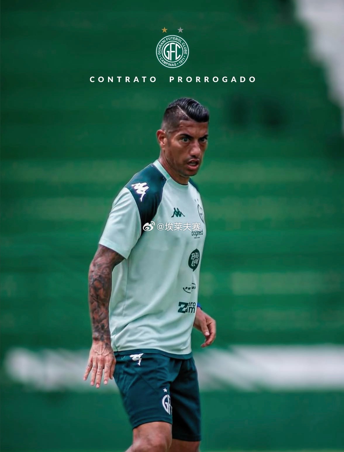 北京国安北京国安巴西丙级联赛俱乐部瓜拉尼官方宣布与41岁巴西中场拉尔夫续约成功