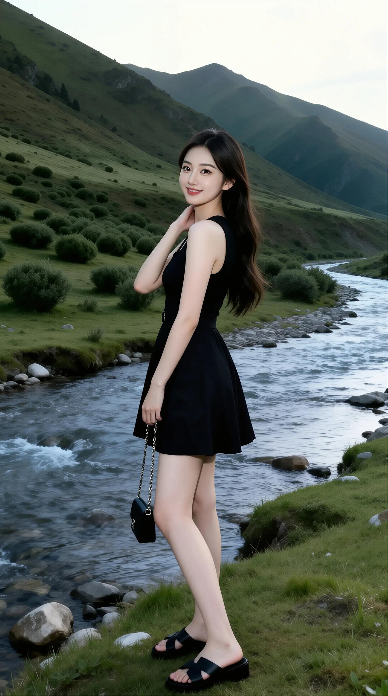 绿野仙踪里，黑裙美人行。