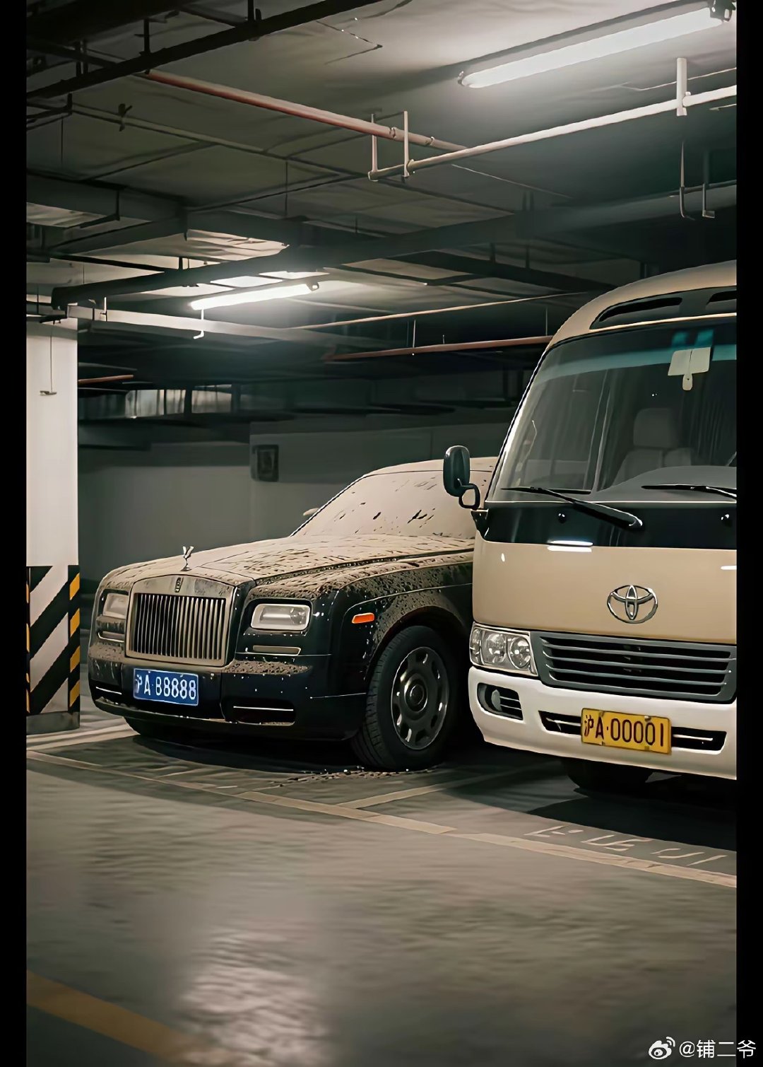 这两个车牌见面的话谁更牛逼一点？​