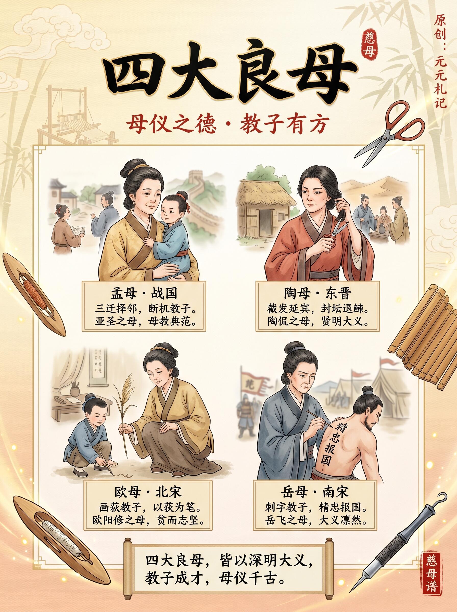 历史上有名的“四大人物”，古人超爱！