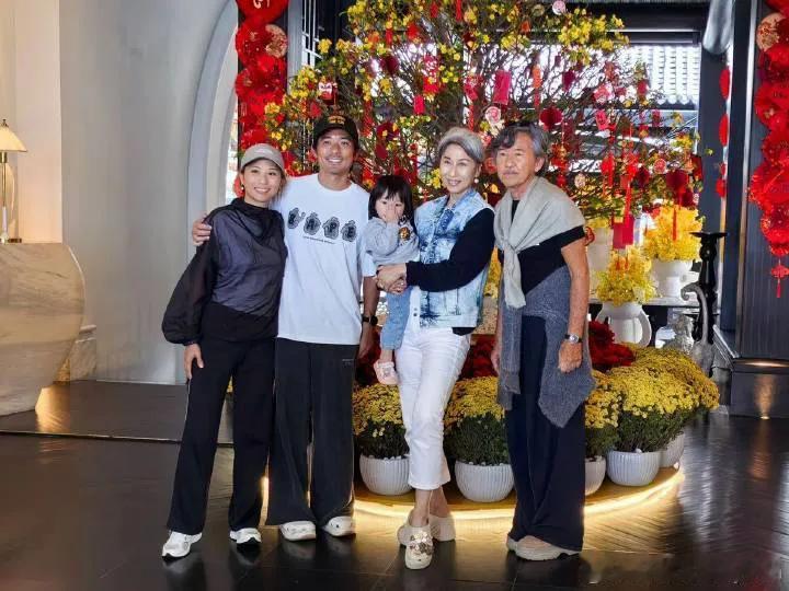林子祥一家春节越南游！叶倩文对无血缘关系的孙女爱不释手2月21日，叶倩文在个人