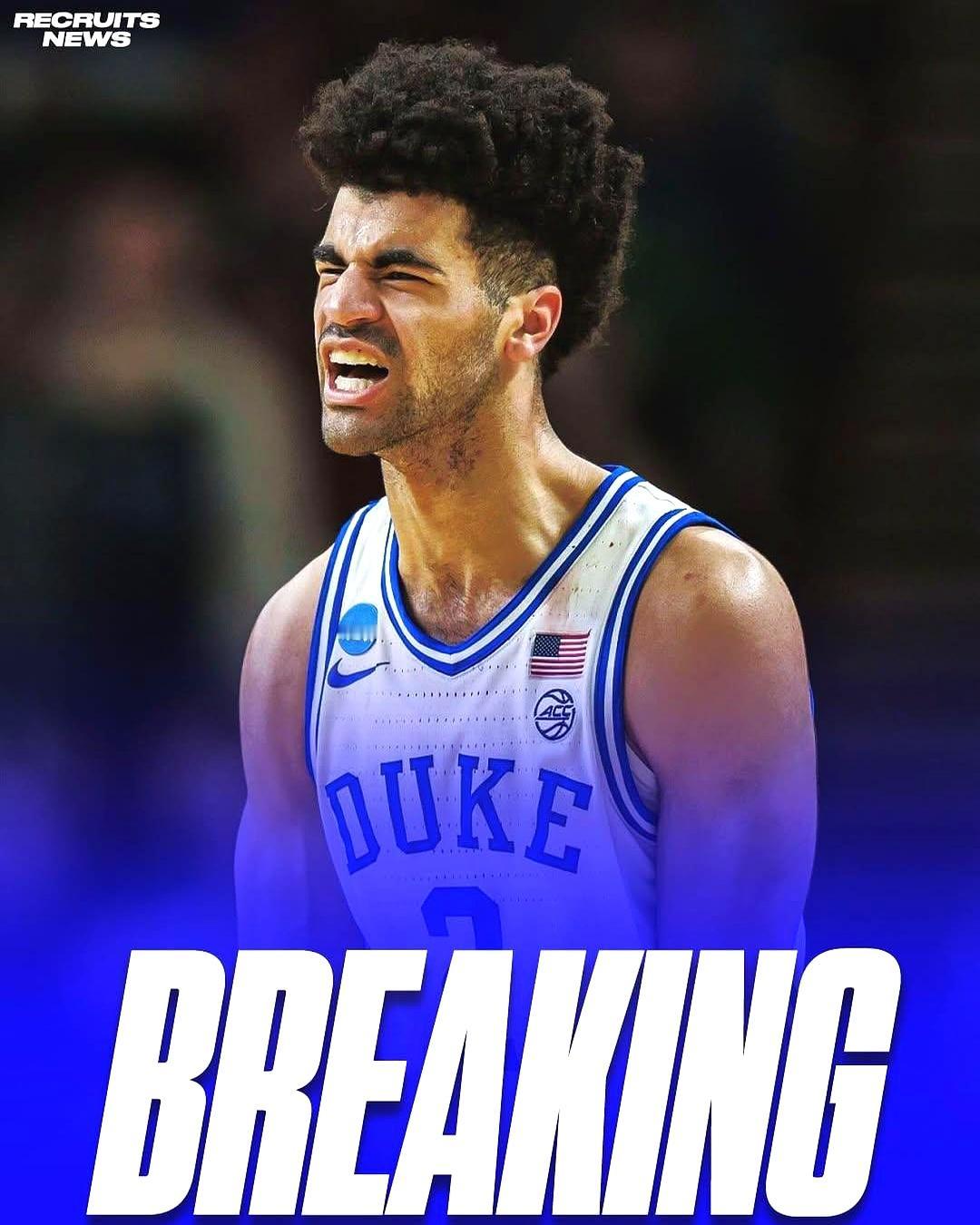 凯登·布泽尔正式宣布，退出2026年选秀留守杜克大学。4月16日他在社交