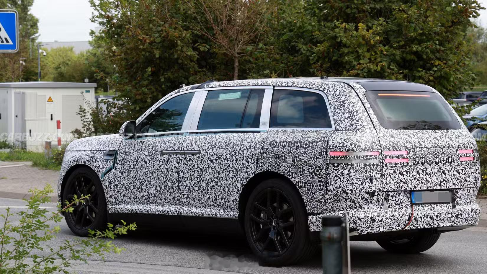 捷尼赛思GV90谍照&渲染图图1至图6为捷尼赛思GV90谍照，图7至图12为渲