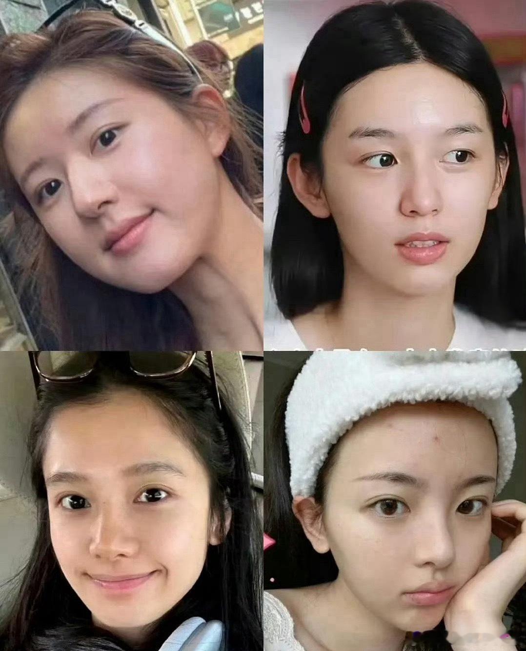 🌸纯素颜大赏，pick哪个最好看？​​​