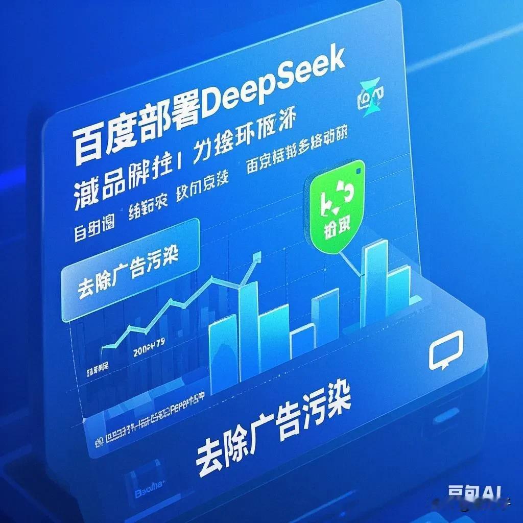 问：百度已经部署了deepseek，但百度因为搜索结果捆绑大量广告，甚至当没有搜