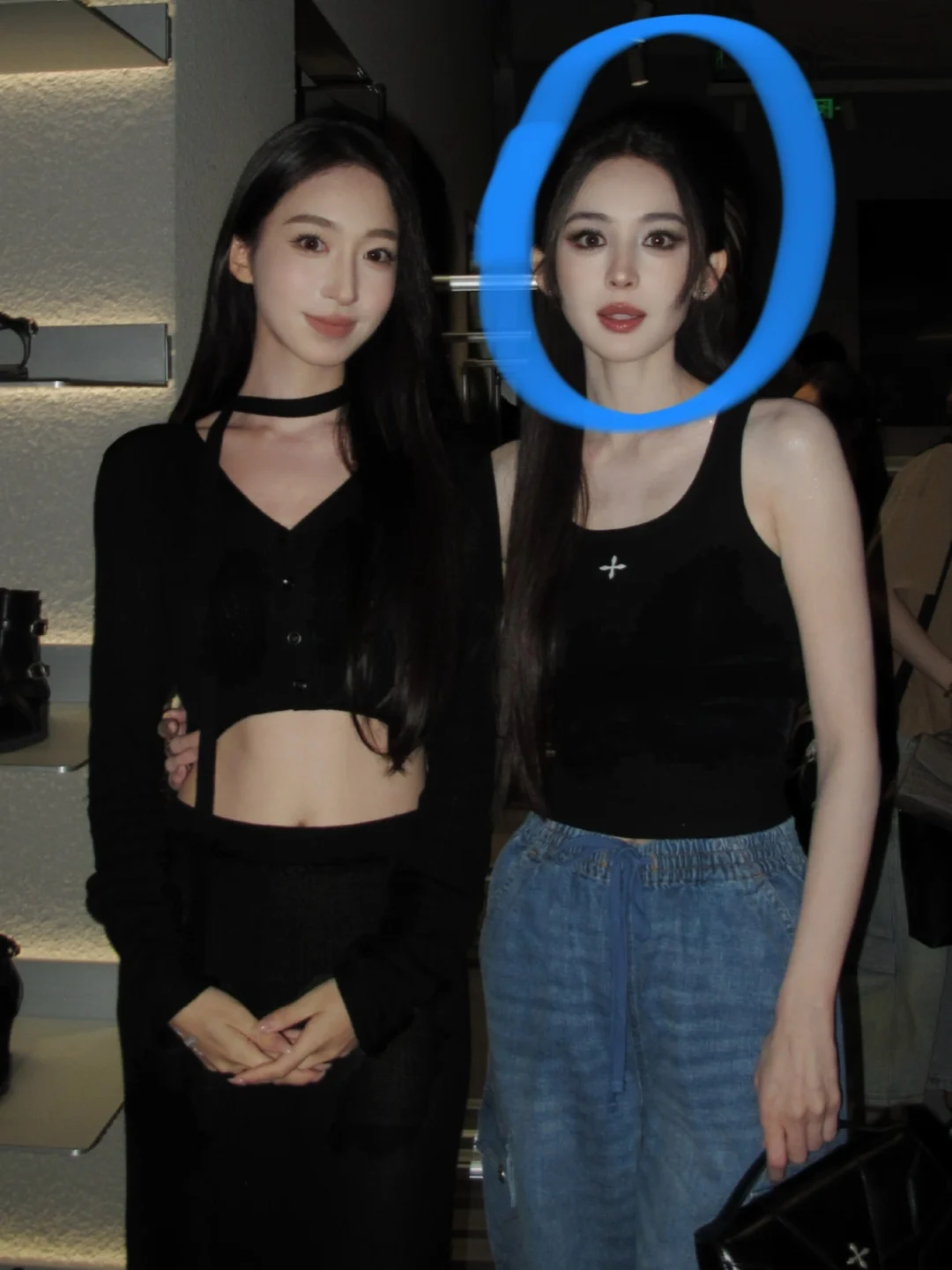喜爱的恋综女嘉宾居然和娜扎合影了！好美