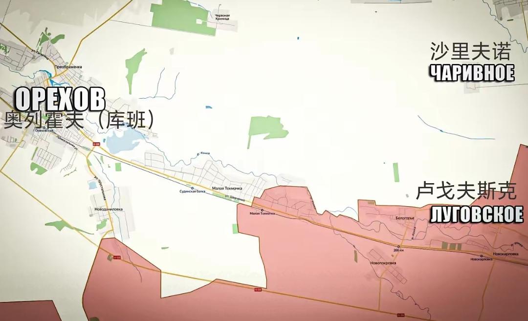 扎波罗热州的草原地带，俄军第35集团军第1198摩托化步兵团占领了卢戈夫斯克，新