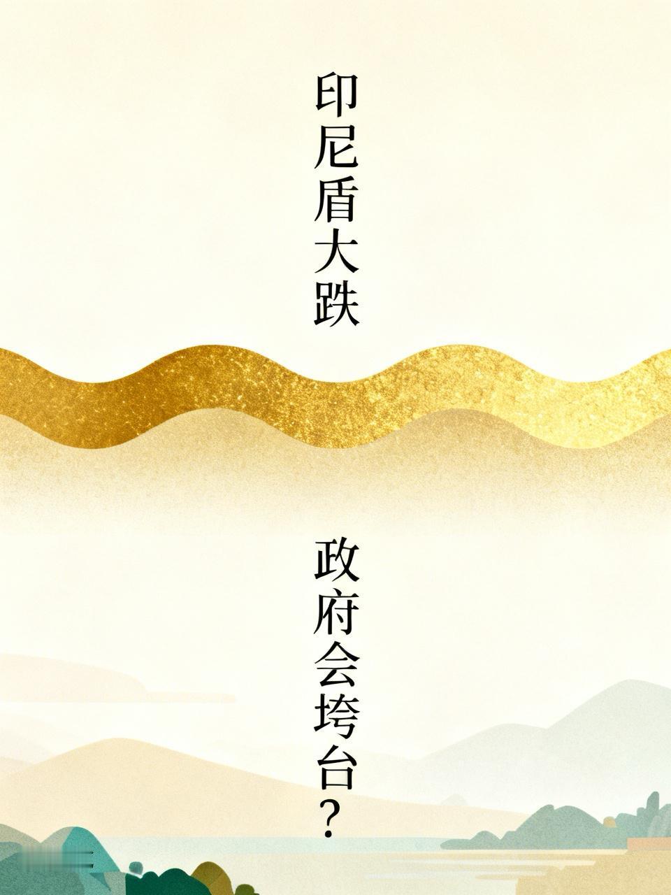 印尼盾大跌，印尼政府会垮台！印尼盾大跌，印尼政府是否会垮台还真不好说。上一次印