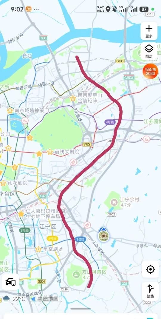 南京两个最诡异的线路缺失:一个是栖霞到江宁的，一个是桥北到江浦的[捂脸哭]