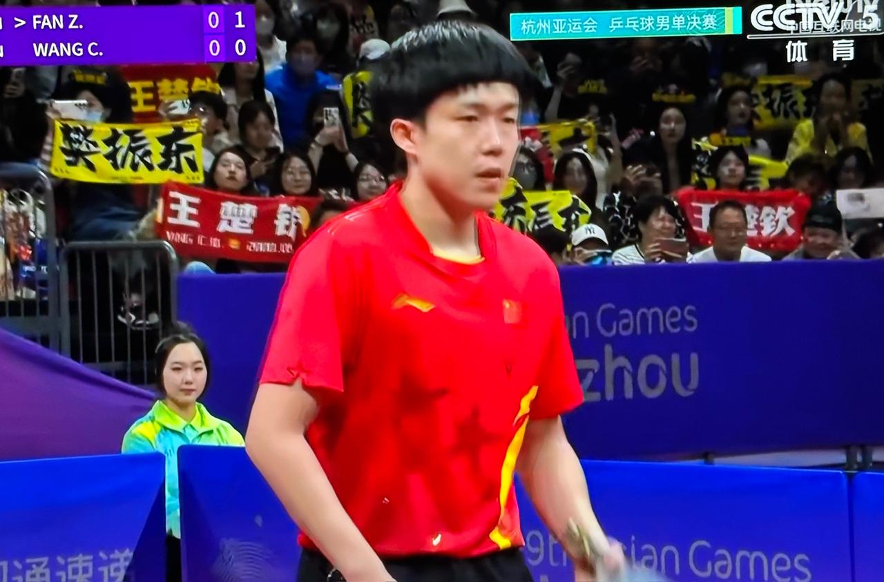 无意中从电视的“冠军典藏”中搜索到2022年杭州亚运会乒乓球男单决赛的视频，当时