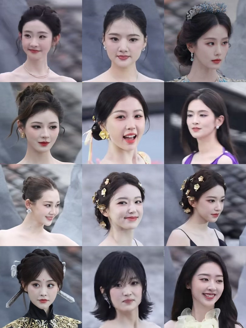 redgala红毯女明星怼脸生图状态，一姐真是绝