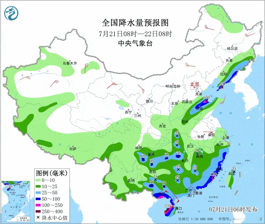 【一周天气——周后期变数大】本周（7月21日-27日），周前期依然需要关注台风韦