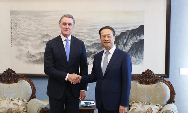 在北京等了5天，特朗普派来的新代表，终于等来了中方的接见最近，美国新任驻