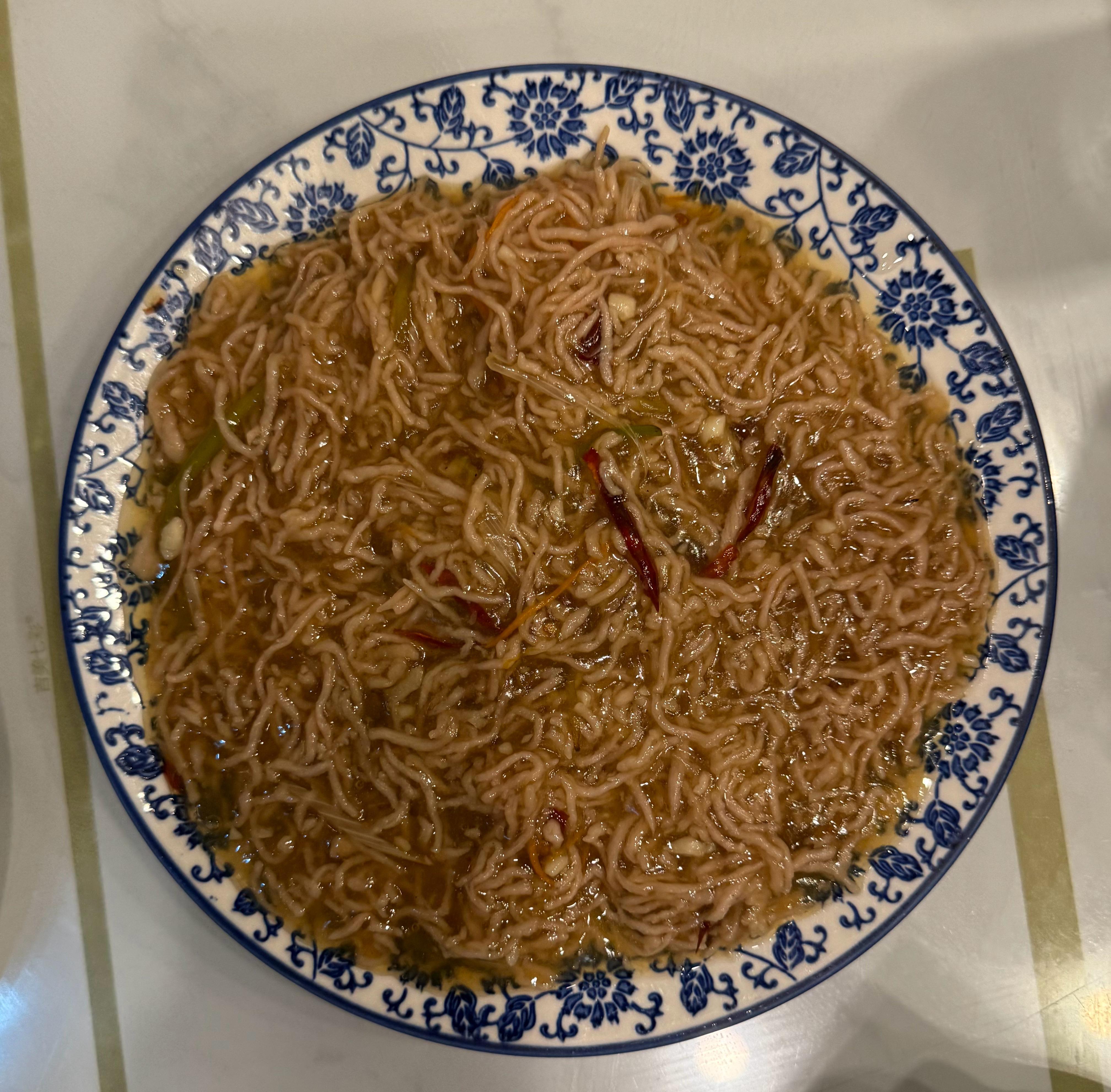 保定的鱼香肉丝长这样：