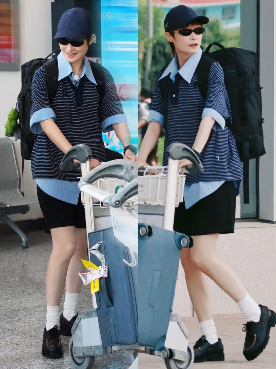 李宇春把旅综拍成时装周了全新疆都在偶遇李宇春李宇春《向野的我们》路透，每天一套