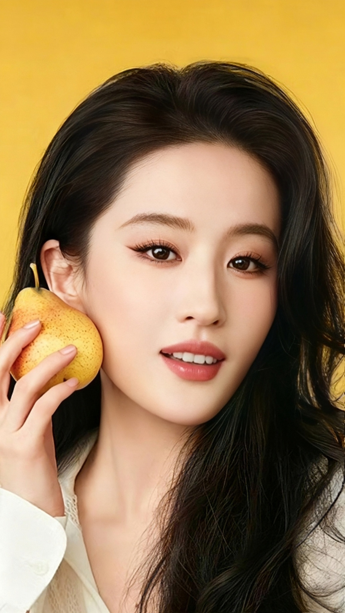 𝐉𝐨𝐌𝐚𝐥𝐨𝐧𝐞*🍐🆚🌸英国梨与小苍兰无字纯净版壁纸