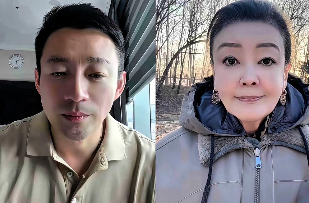 屏幕亮了，这母子打架，大家全看见了。汪小菲喊，他妈别管闲事，气急败坏。他那脸肿着