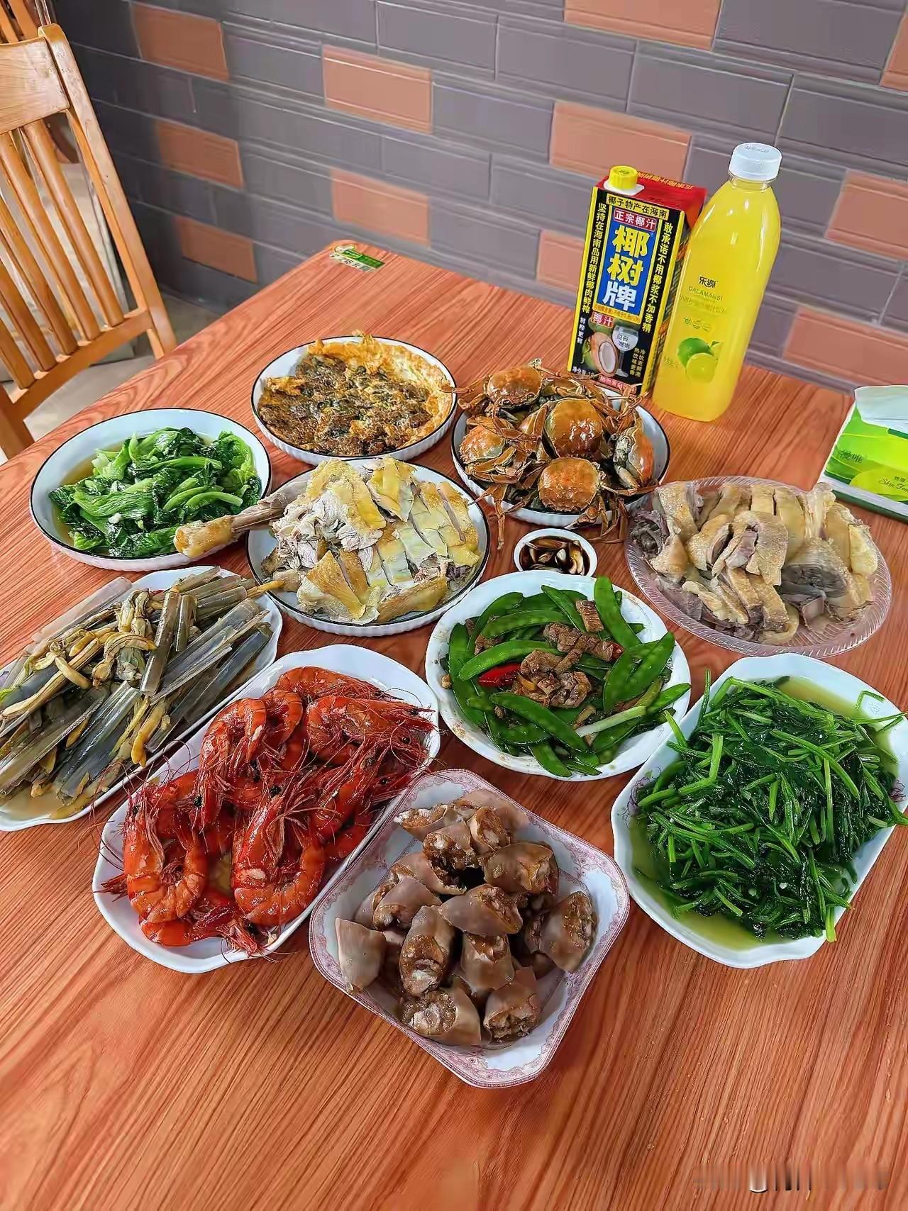 这一桌在农家乐得收多少