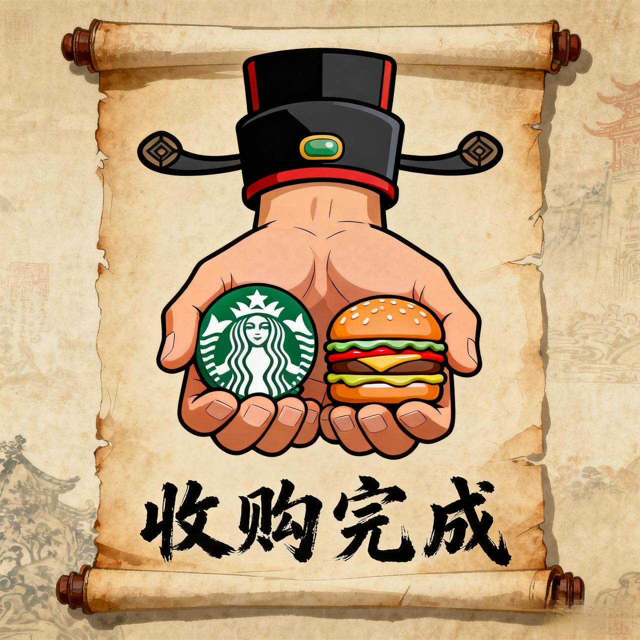 星巴克卖了，汉堡王中国也卖了。星巴克卖给了博裕投资，汉堡王中国卖给CPE源峰