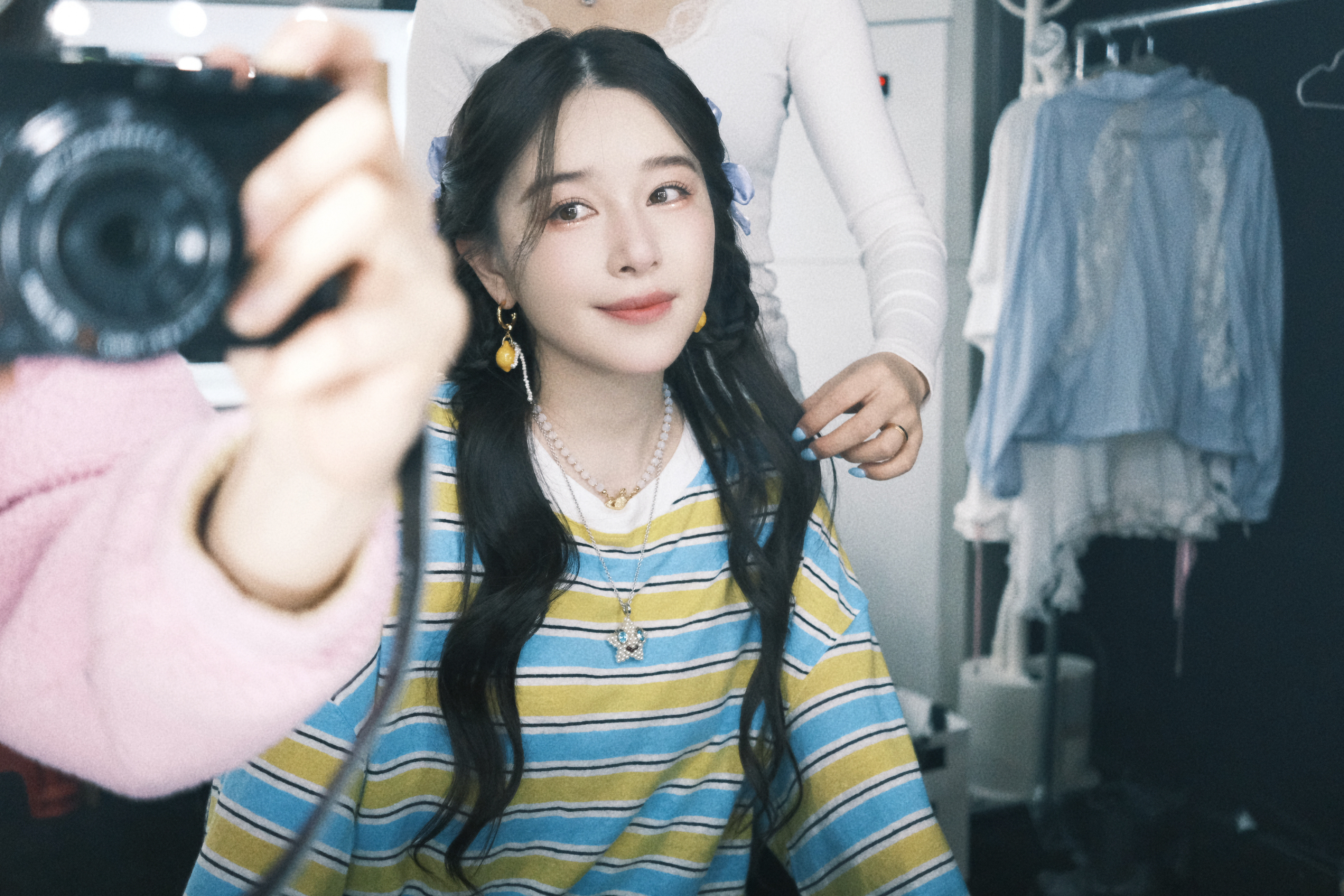 阚清子新妆造新妆造也太美萌了吧！化妆间版的糯米糍