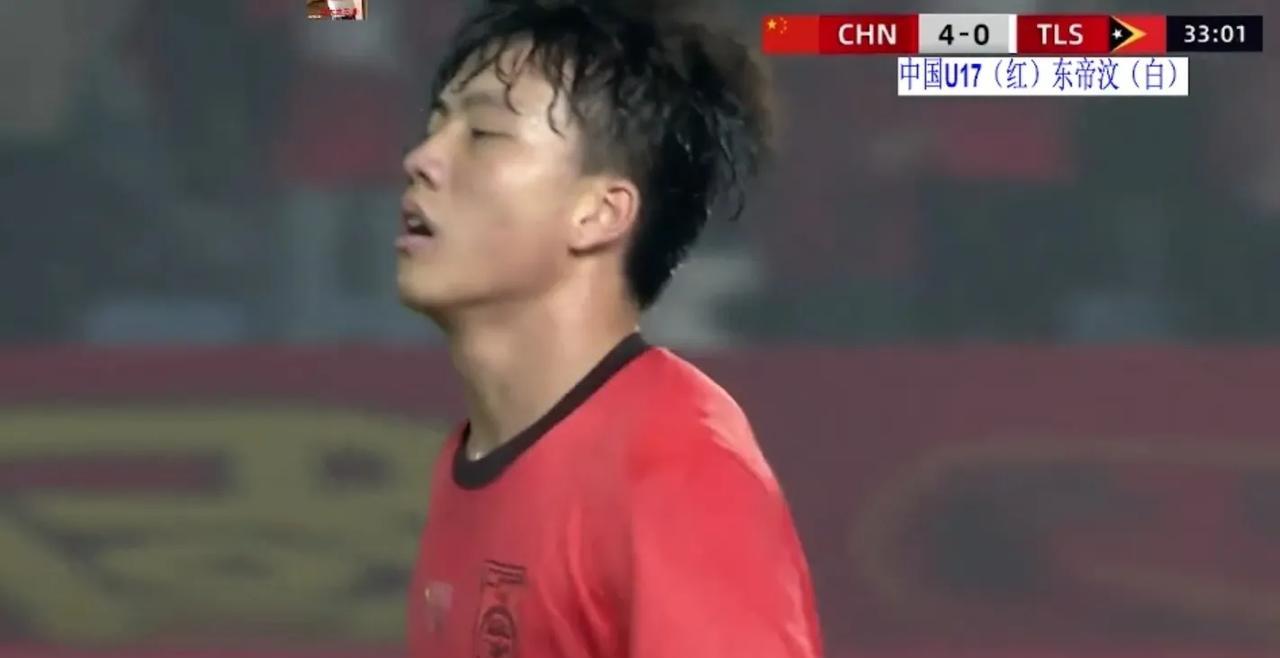 破瓜切菜！中国队6比0东帝汶了，中国队6分钟张旭尧闪电破门，张佰霖1人独造3球，