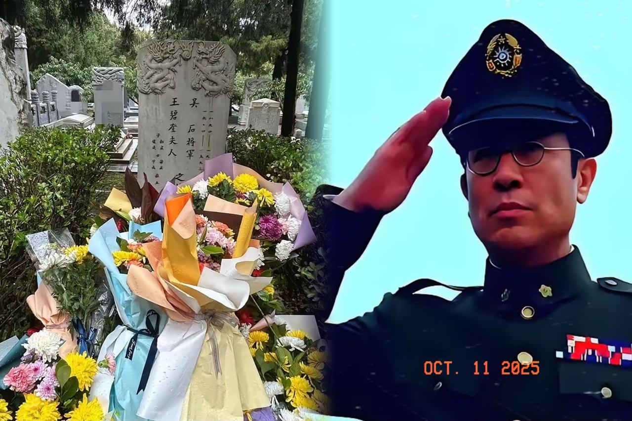 《沉默的荣耀》泪目，北京香山吴石将军墓前摆满了鲜花。这哪是追一部剧，分明是赴一场