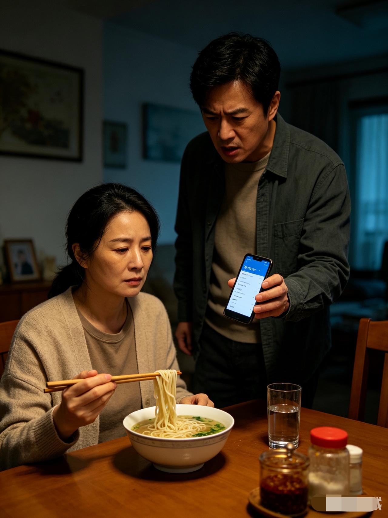 老公月薪11万全部上交婆婆，我从不过问，回家看见我吃挂面，厉声质问钱去哪了老