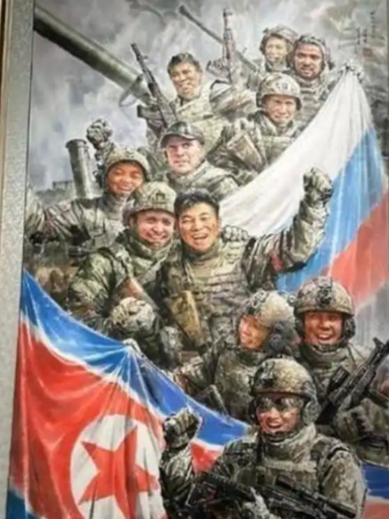 朝鲜曾经没想到，派遣了1万多人去俄罗斯打仗，结果，现在在平壤的街头巷尾，印有