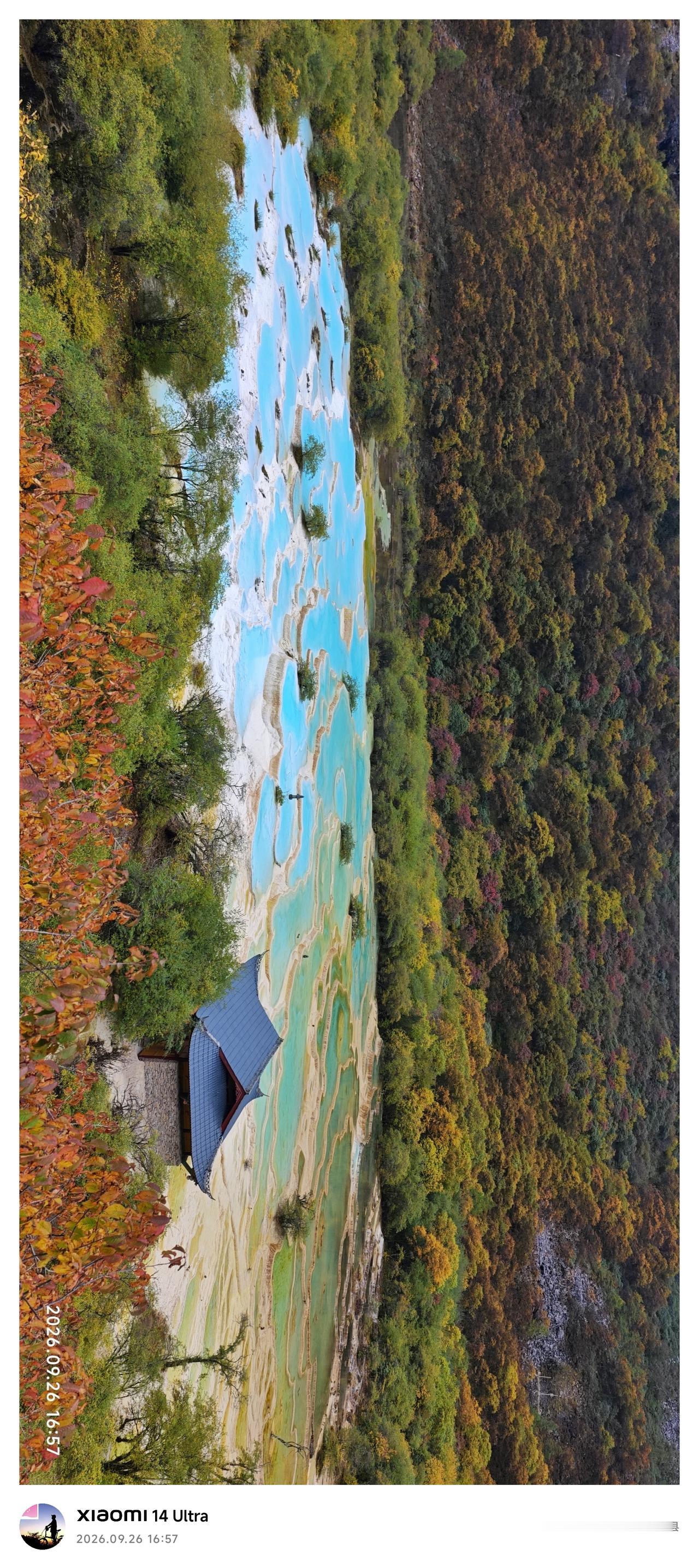 【[烟花]飞虎行旅照片】登临黄龙，揽尽瑶池五彩地点：四川阿坝·黄龙景区时间