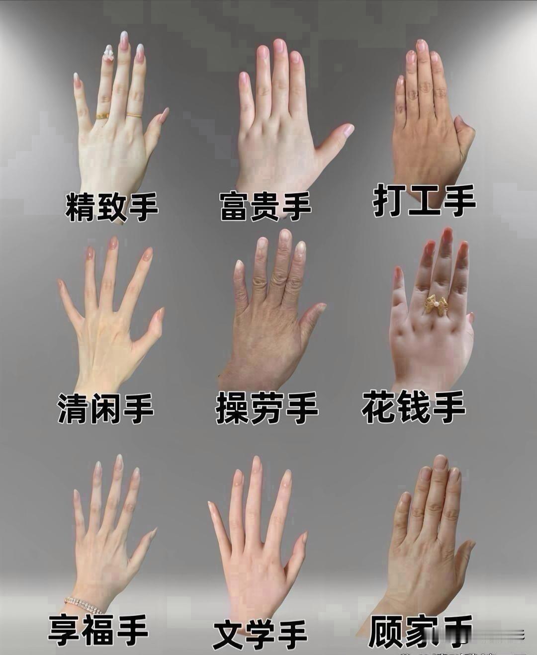 对号入座你是什么手[笑着哭][笑着哭][笑着哭]搞笑图文