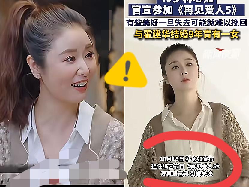 林心如上《再见爱人》，粉黑居然都安静了？这事儿根本没那么简单！喜欢她的担