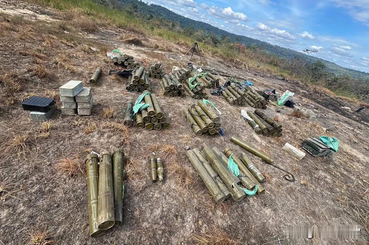 果然！再好的武器在没有战斗力的部队手里都成了烧火棍！泰军成功缴获柬埔寨遗弃大量