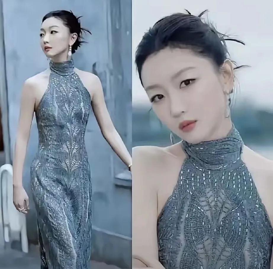 周冬雨这是悄悄逆袭成女神了？最近刷到她穿高定礼服，颜值身材直接秒杀专业模特，高级