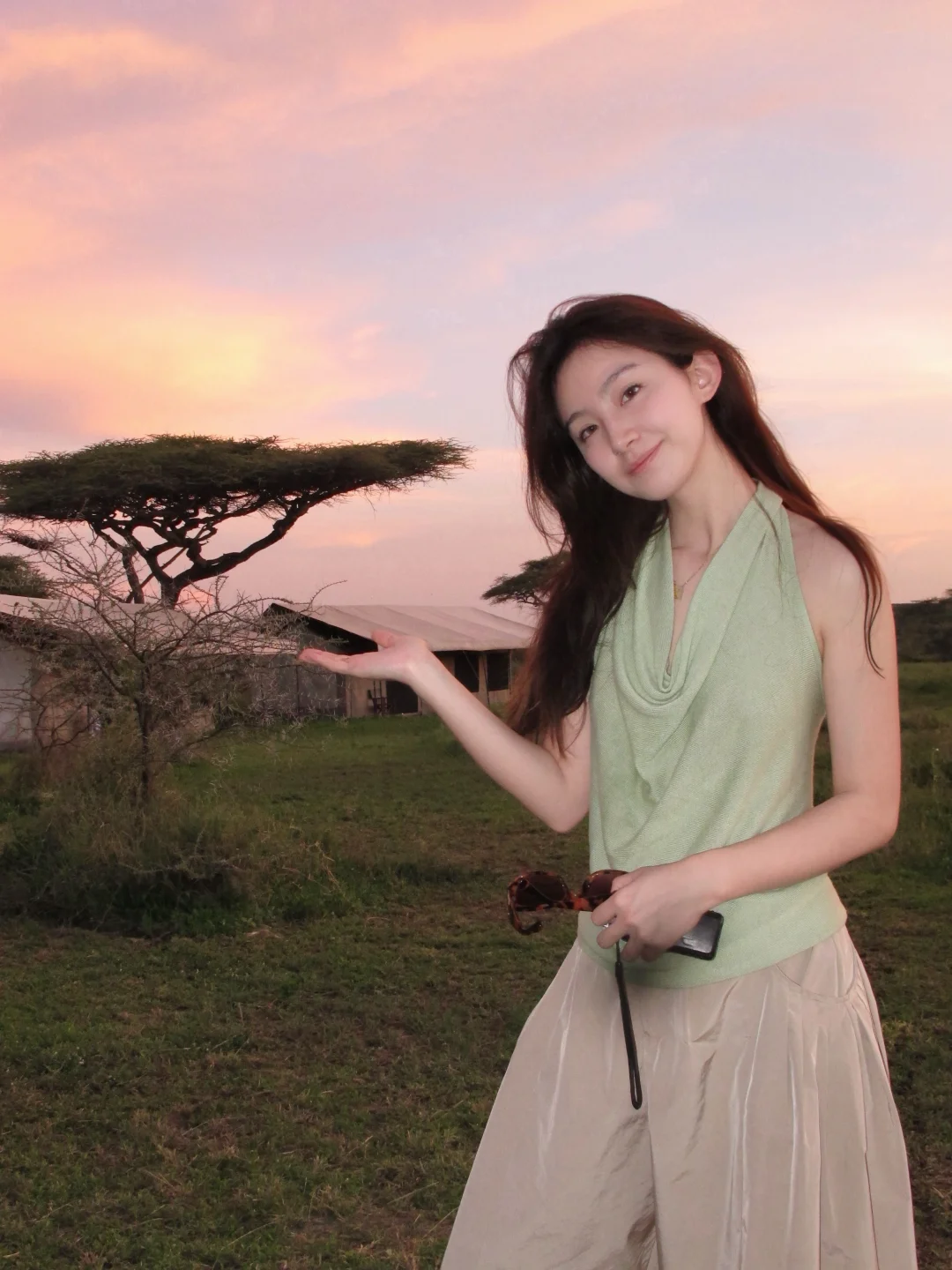 🦒光合作用下和大自然融为一体