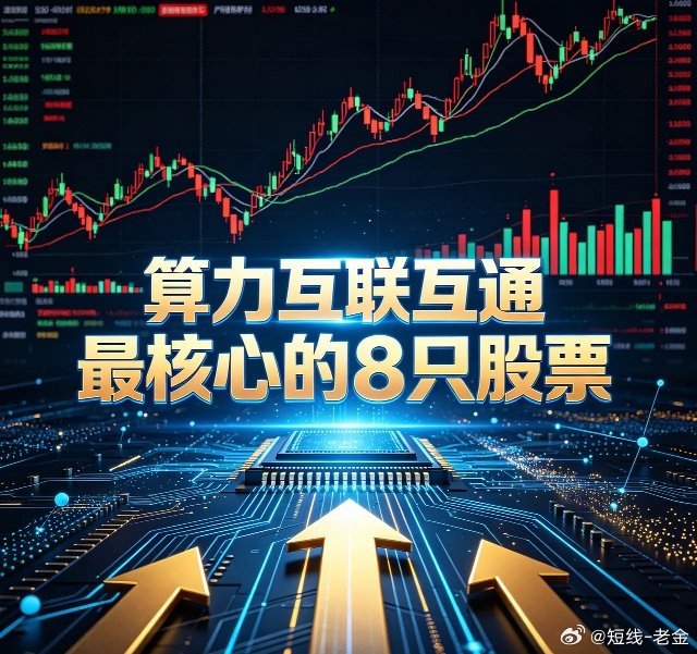 算力互联互通最核心的8只股票：1. 中科曙光（603019）：全国一体化算力调度
