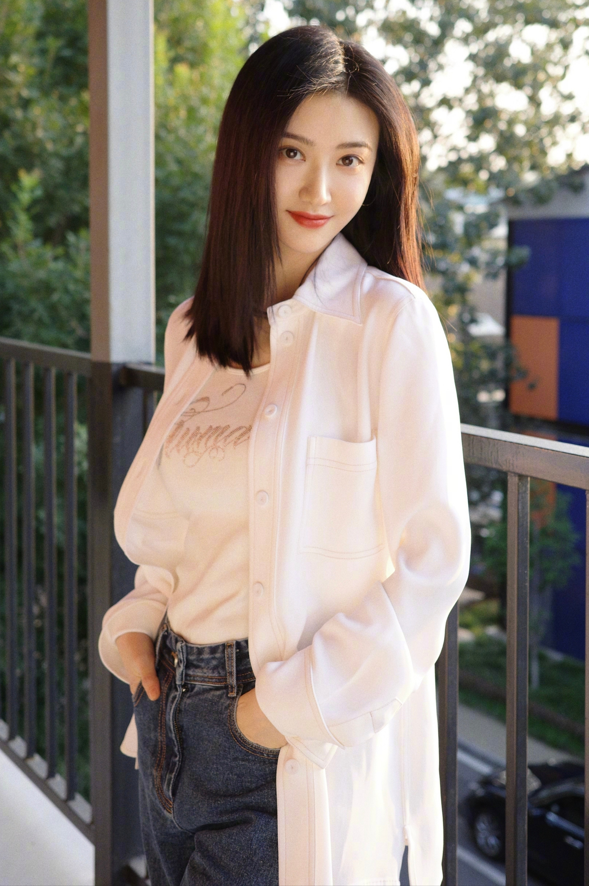 景甜的生活照好美，越看越喜欢甜甜