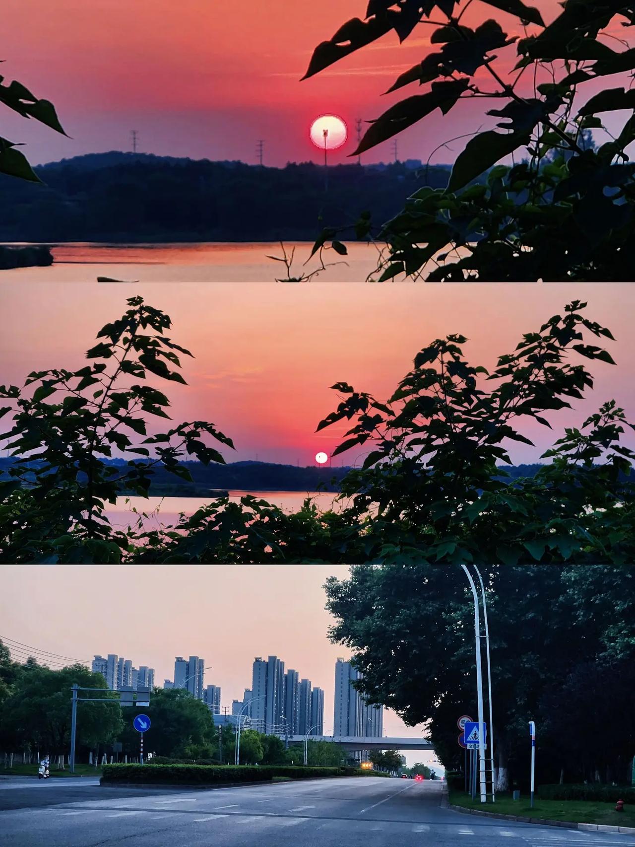 落日余晖映晚风，一半烟火，一半诗意，愿我们都能被温柔以待。
