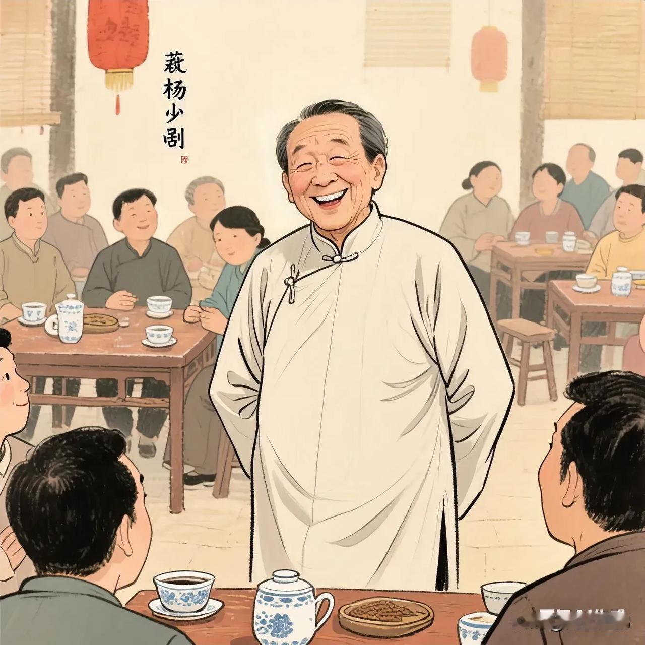 杨少华老爷子风光大葬吊唁的相声演员少了点老爷子辞世，