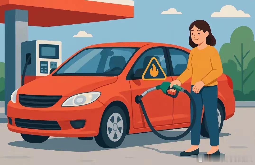 今天早上去加油，小姐姐问加95的还是92的，我一看，95的5.56元，92的5.