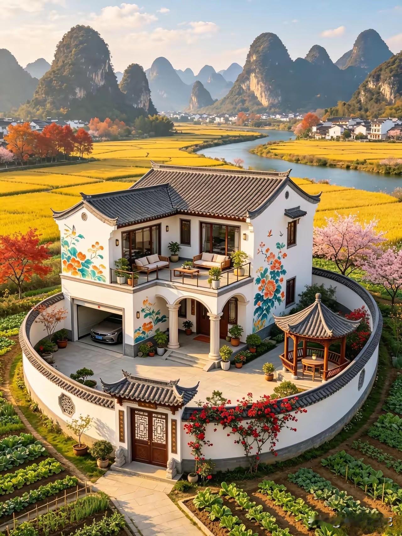 农村人建房，可以借鉴一下。