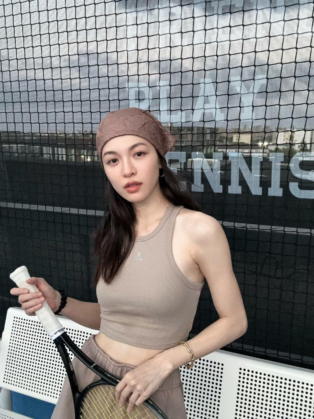 #钟楚曦#姐姐发来运动照片​